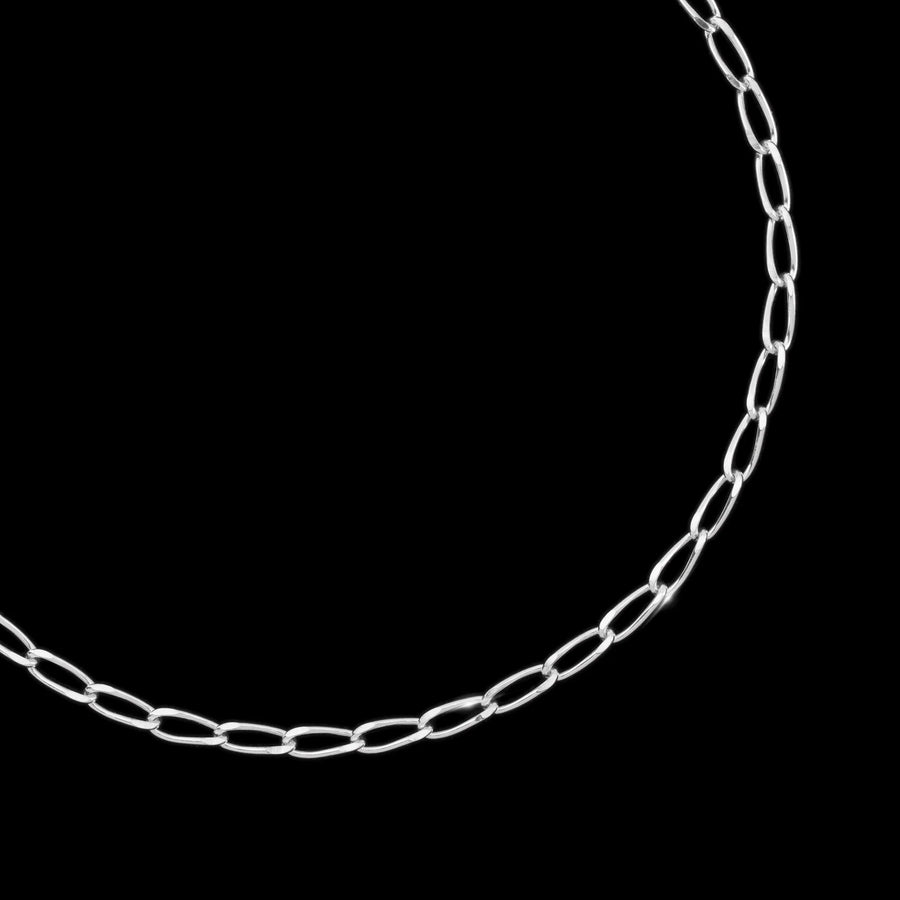 Figaro 0X1 1 mm (Silver) Chain