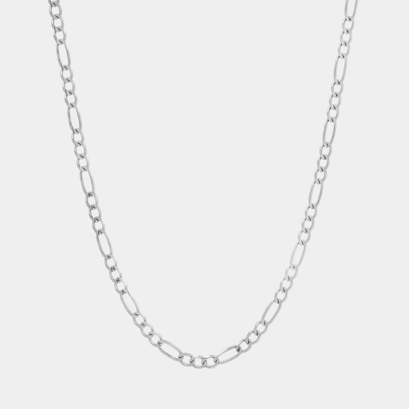 Figaro Chain 3X1 4mm Silver