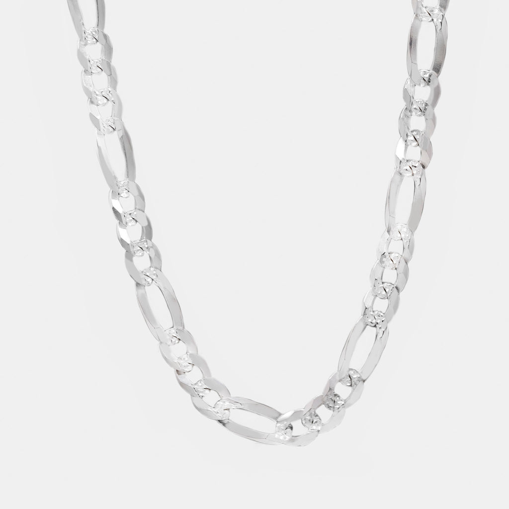 Figaro Cuban Zegrinada 5mm (Silver) Chain