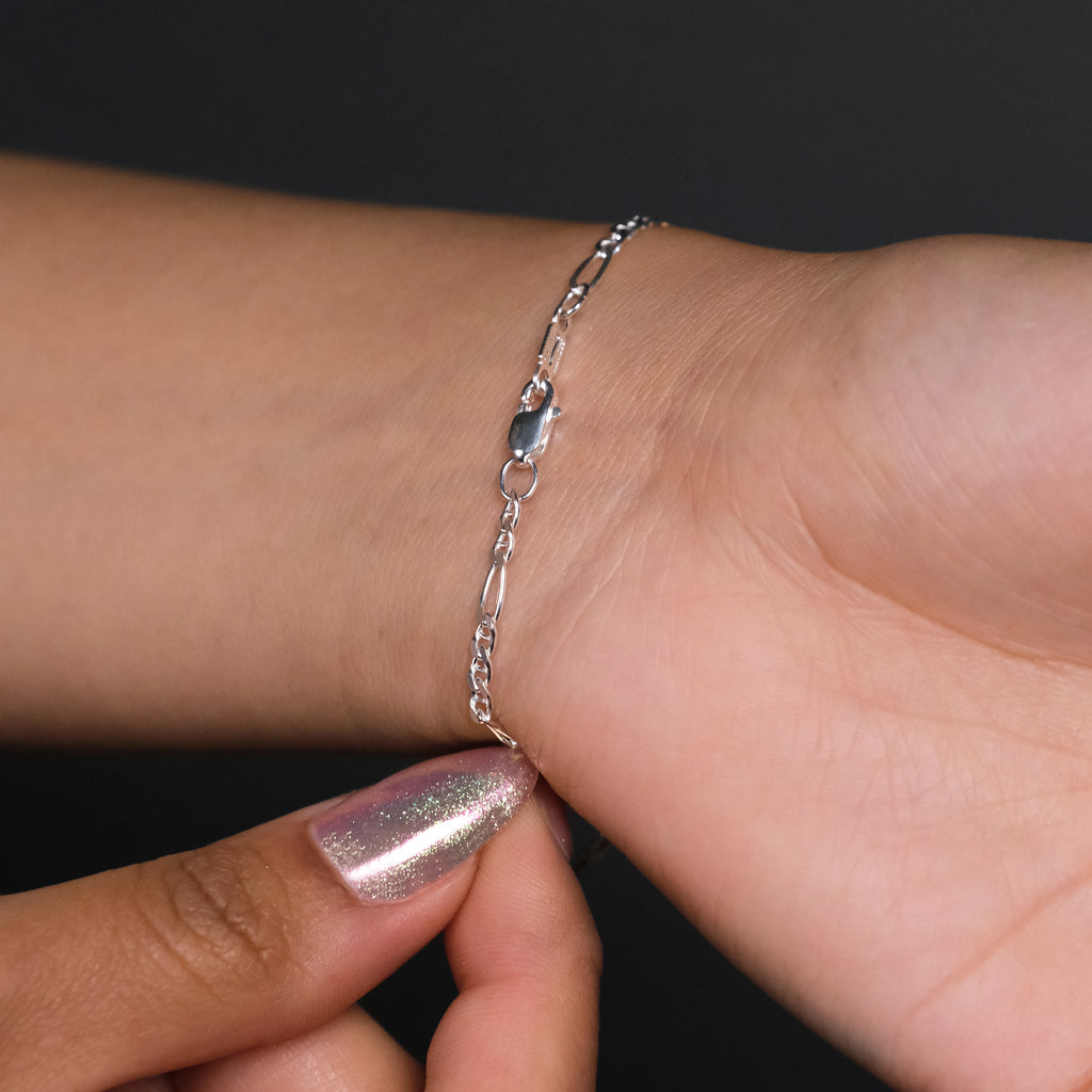 Figarucci 2mm (Silver) Bracelet