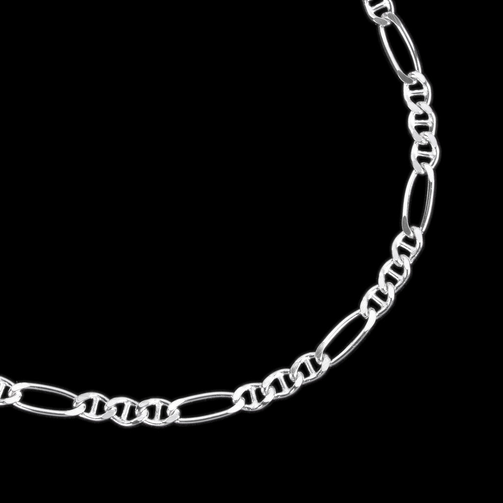 Figarucci 3mm (Silver) Bracelet