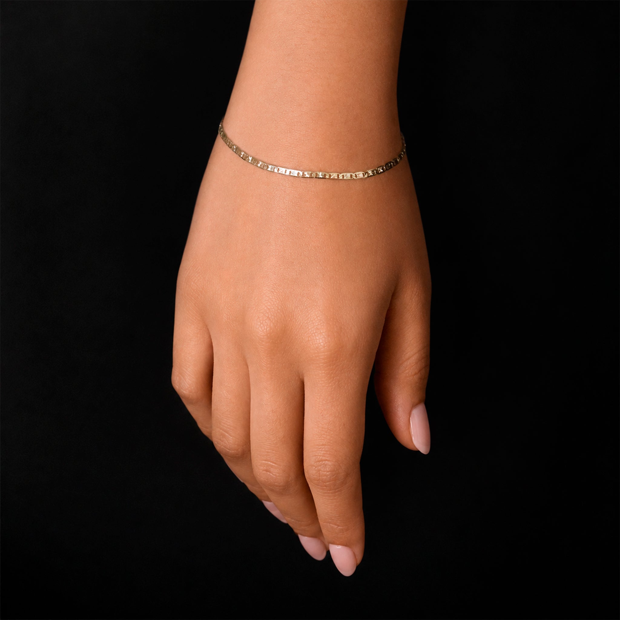 Florentina 3mm (Solid Gold) Bracelet 