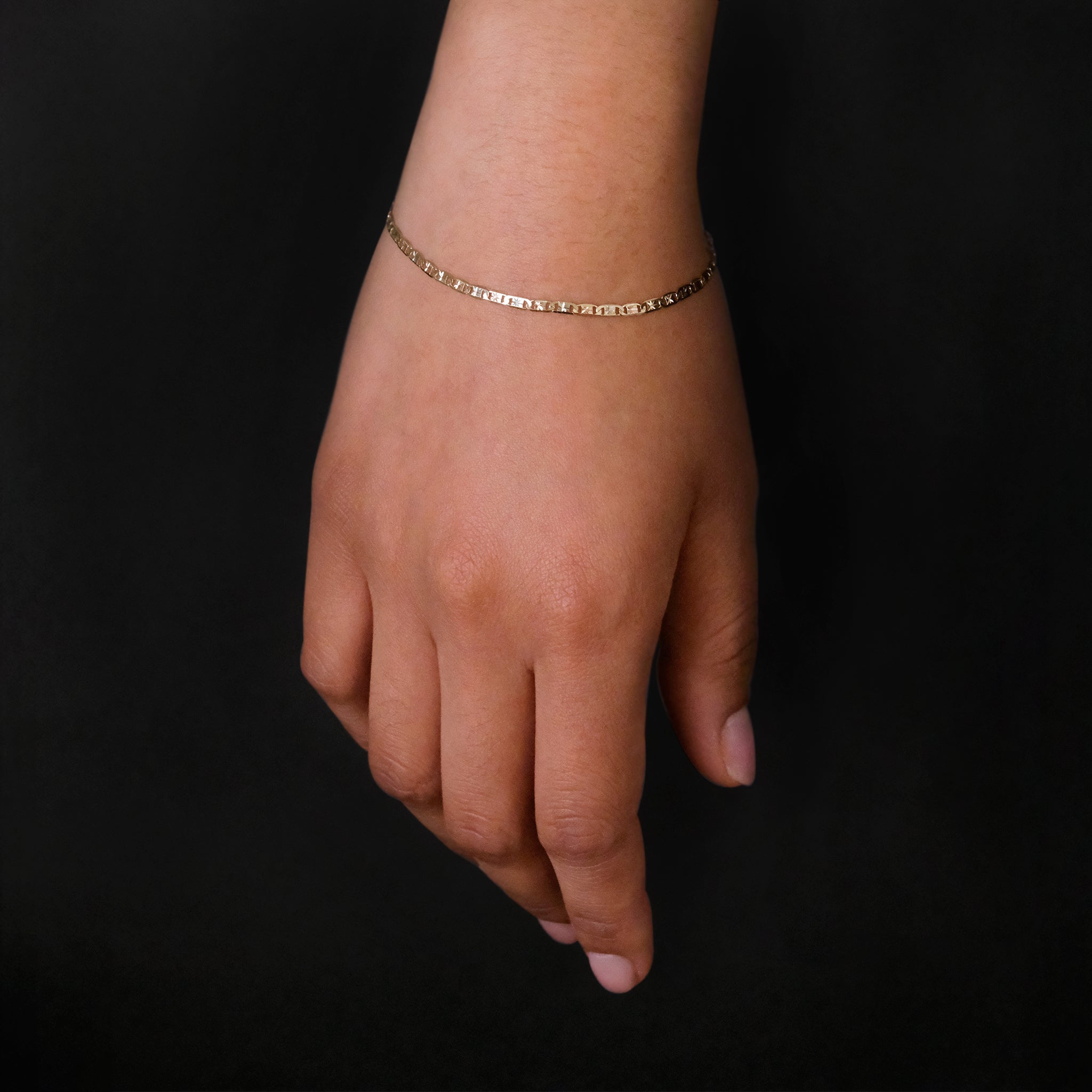 Florentina 3mm (Solid Gold) Bracelet 