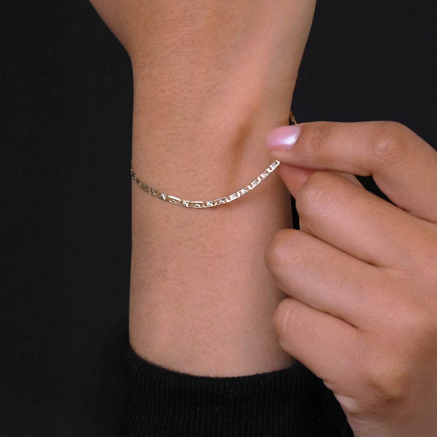 Florentina 3mm (Solid Gold) Bracelet 