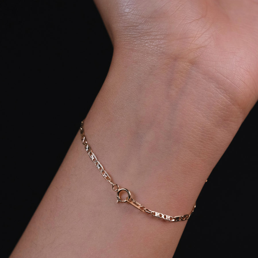 Florentina 3mm (Solid Gold) Bracelet 