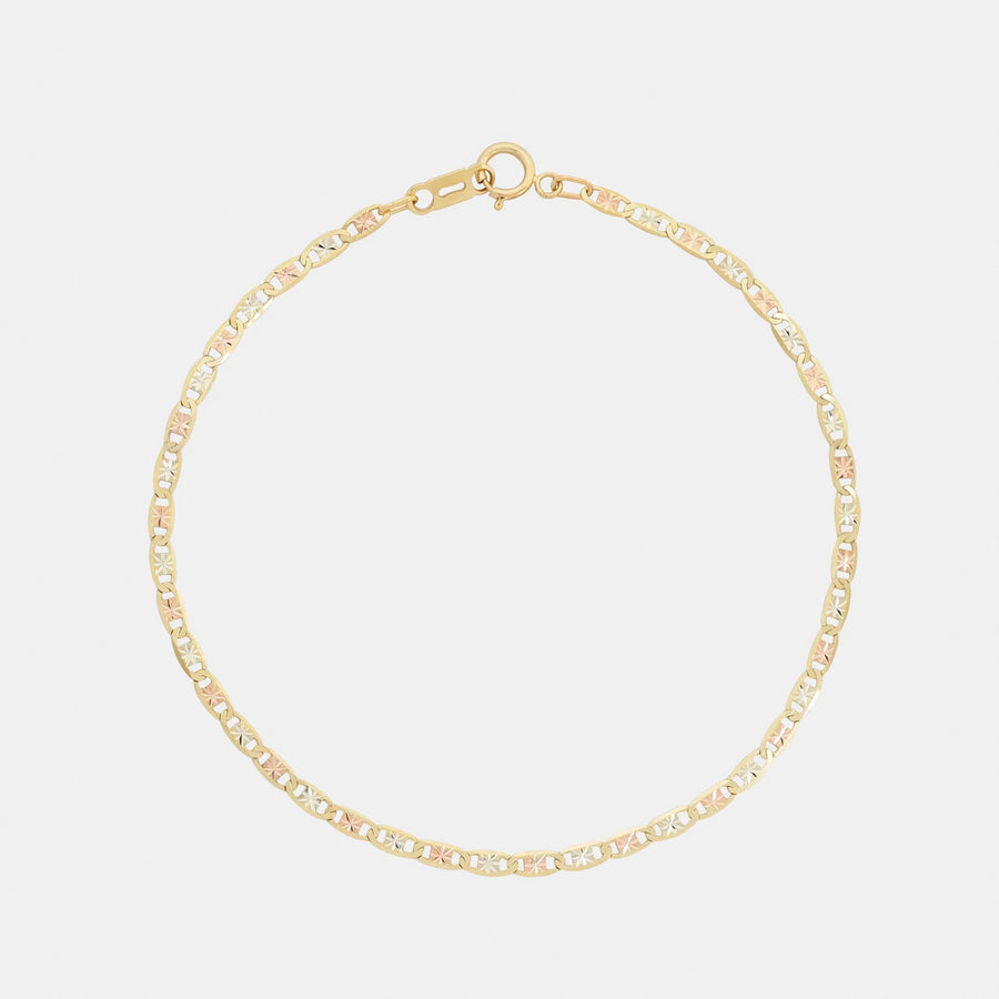 Florentine Solid Gold Bracelet