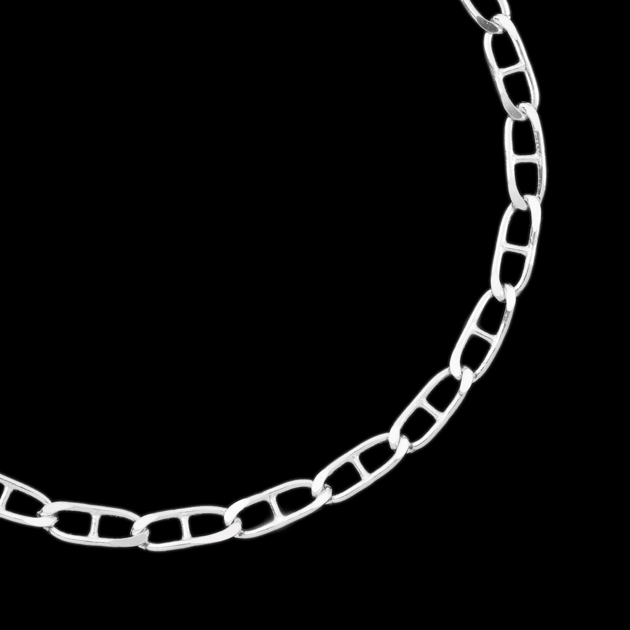 Gu 3mm (Silver) Chain