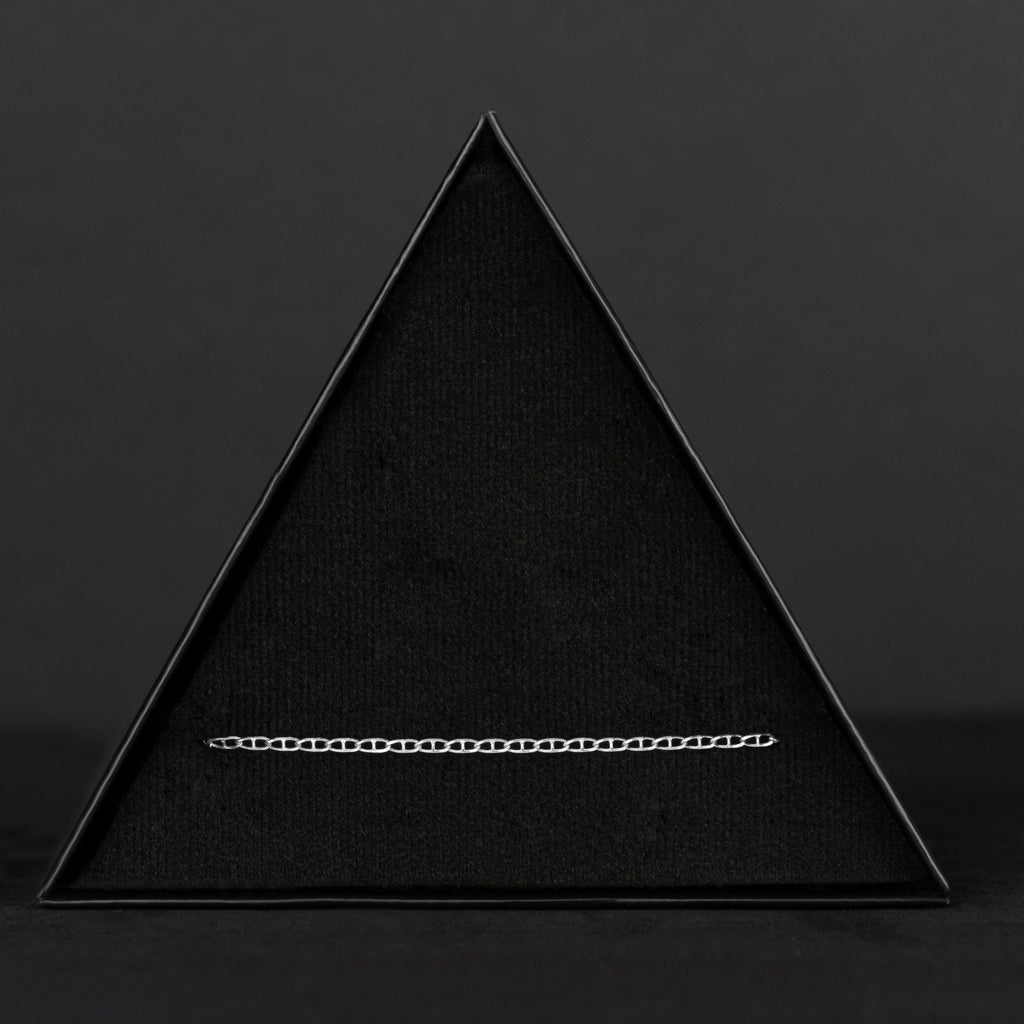 Gu 2mm (Silver) Bracelet