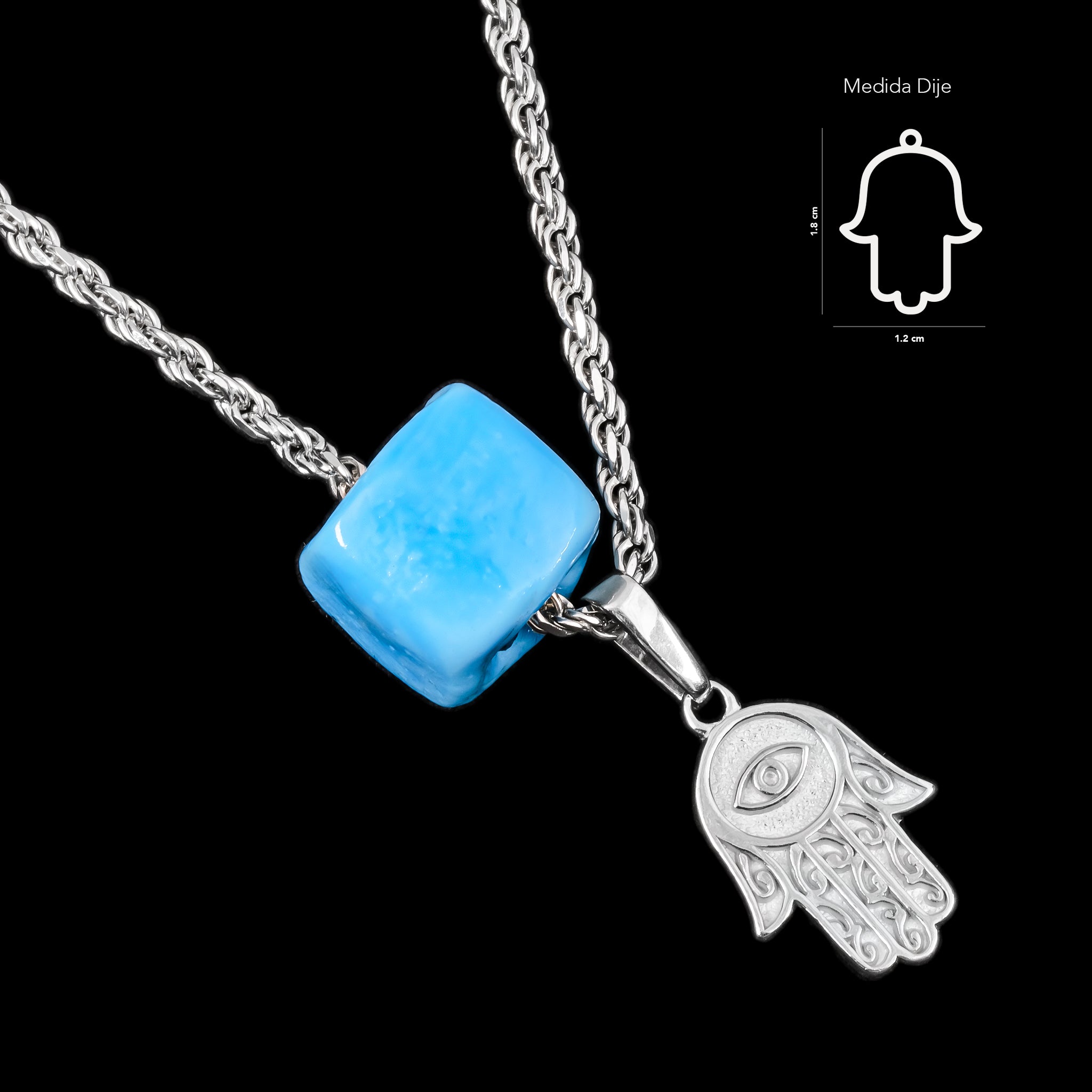 Jamsa (Rhodium) Necklace