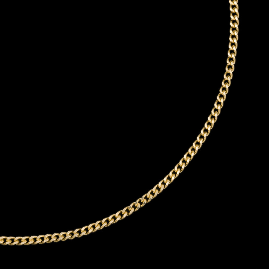 Golden Cross (Solid Gold) Necklace
