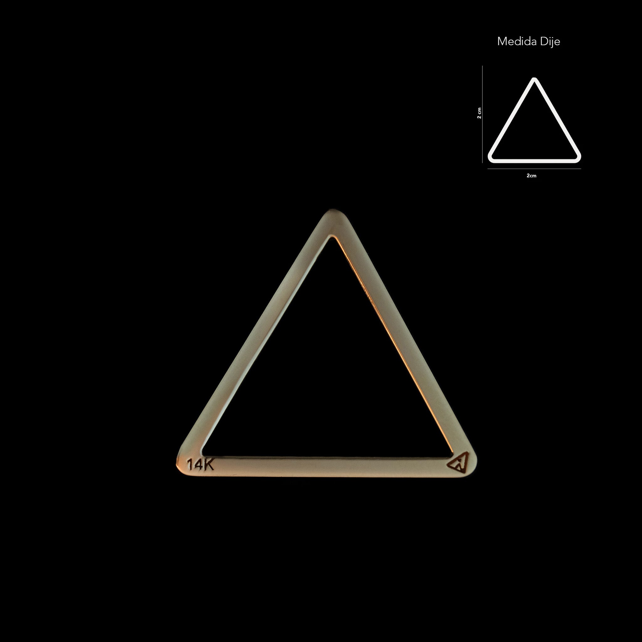 Capella 2cm (Solid Gold) Pendant