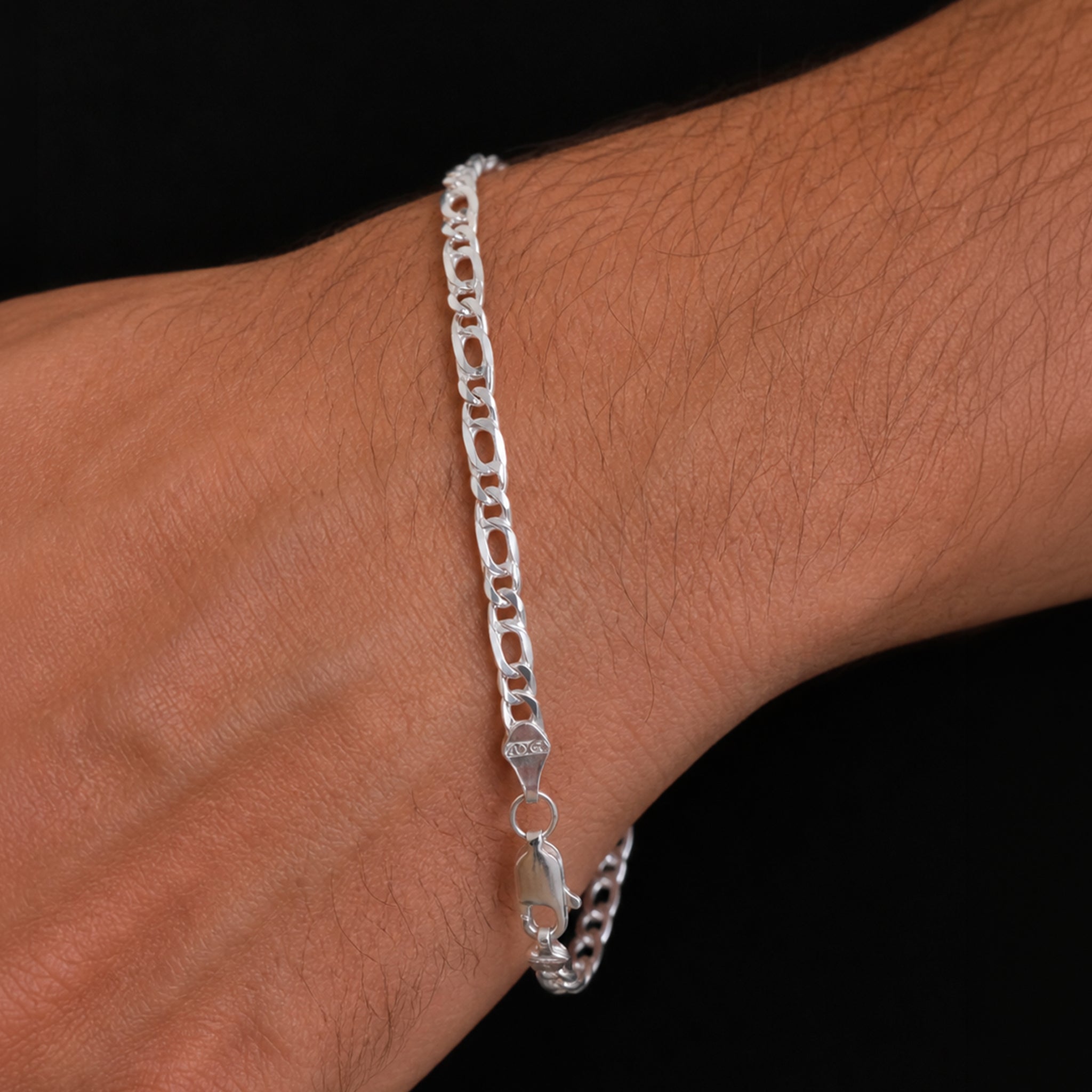 Perniche 3mm (Silver) Bracelet