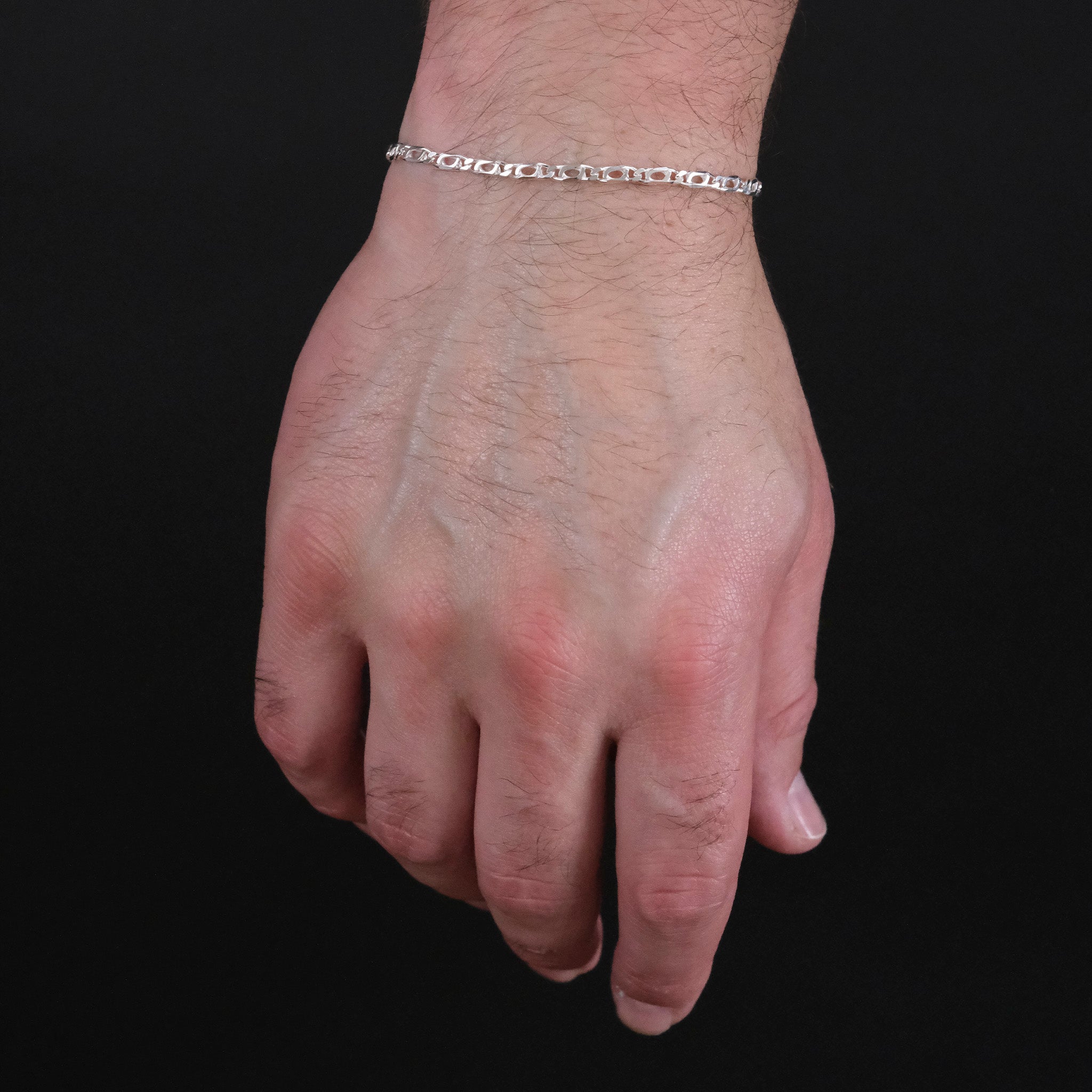 Perniche 3mm (Silver) Bracelet