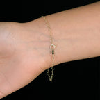 Figaro 3X1 2.5mm (Solid Gold) Chain