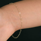 Figaro 3X1 2.5mm (Solid Gold) Chain