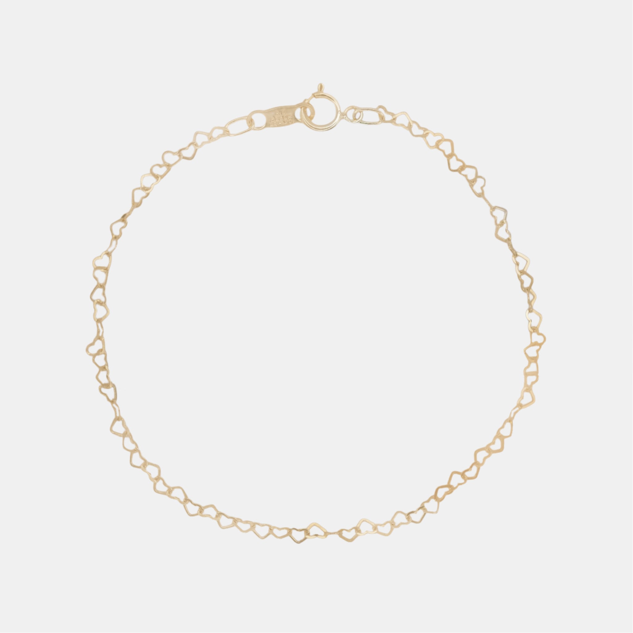 Figaro 3X1 2.5mm (Solid Gold) Chain