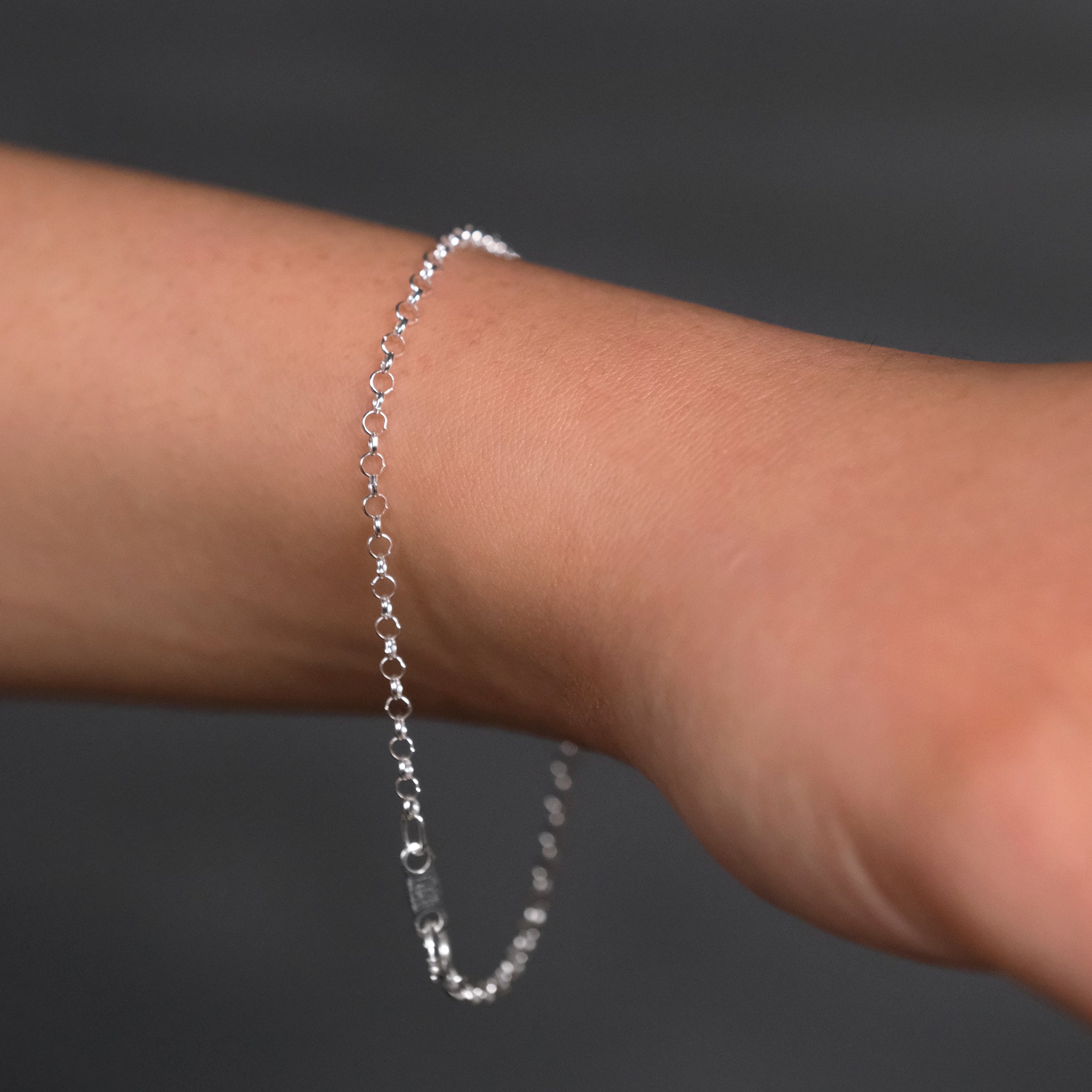 Rolo (Silver) Bracelet