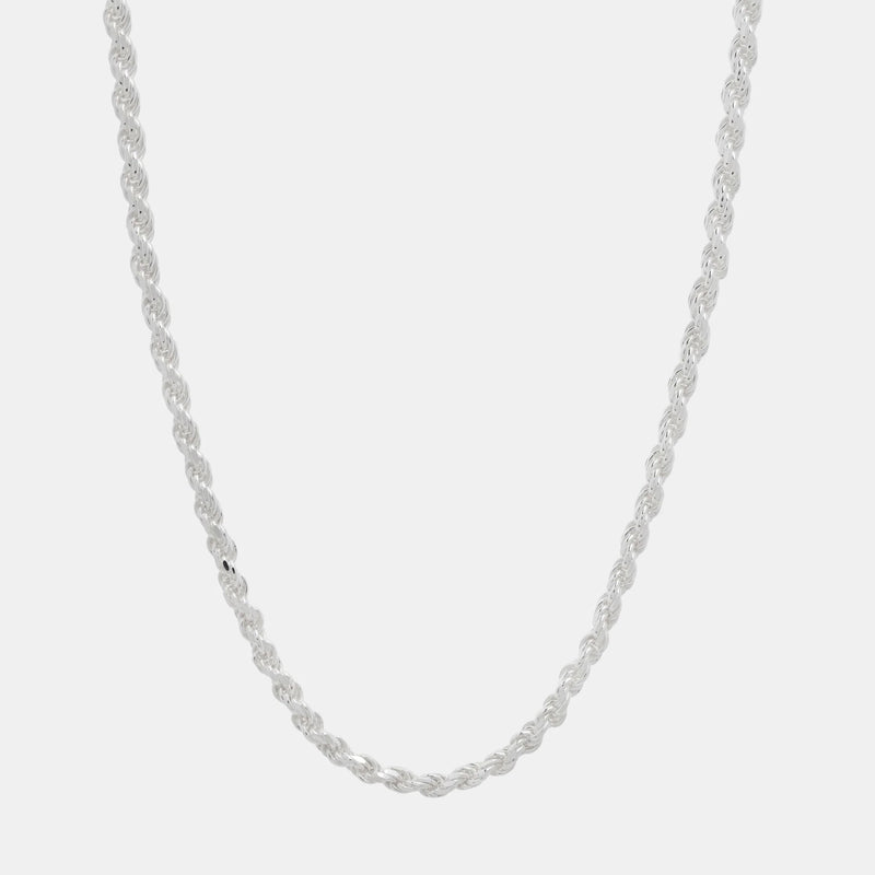 4mm Silver Rope Chain