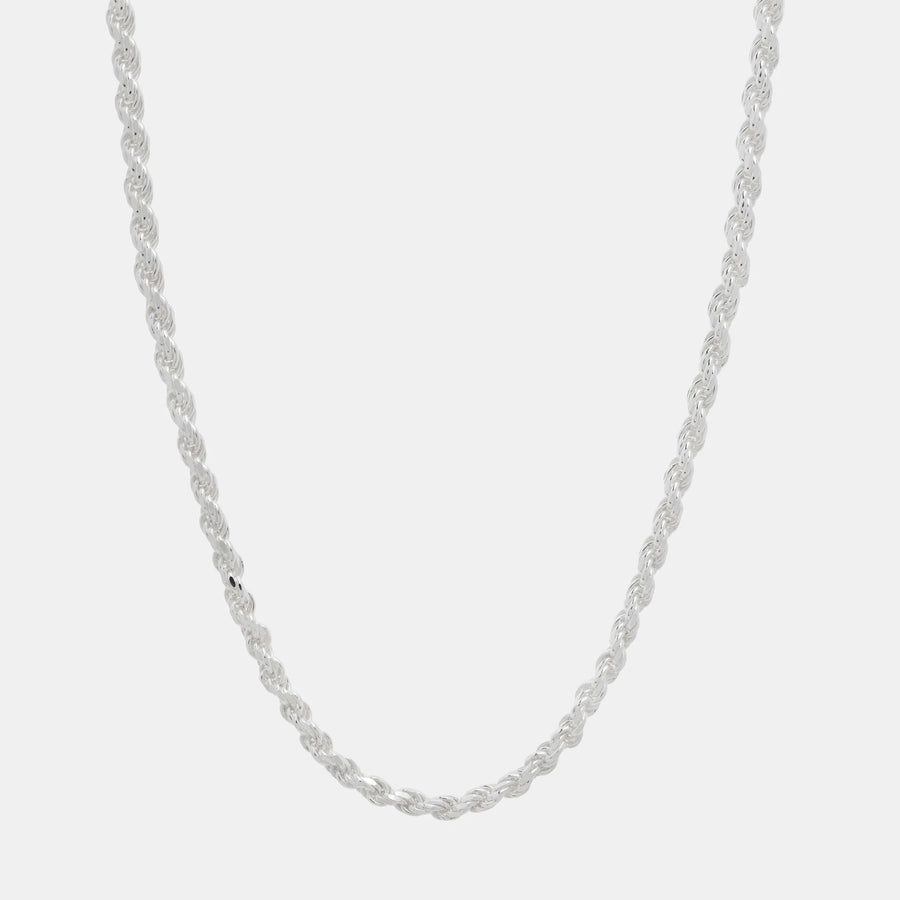 4mm Silver Rope Chain