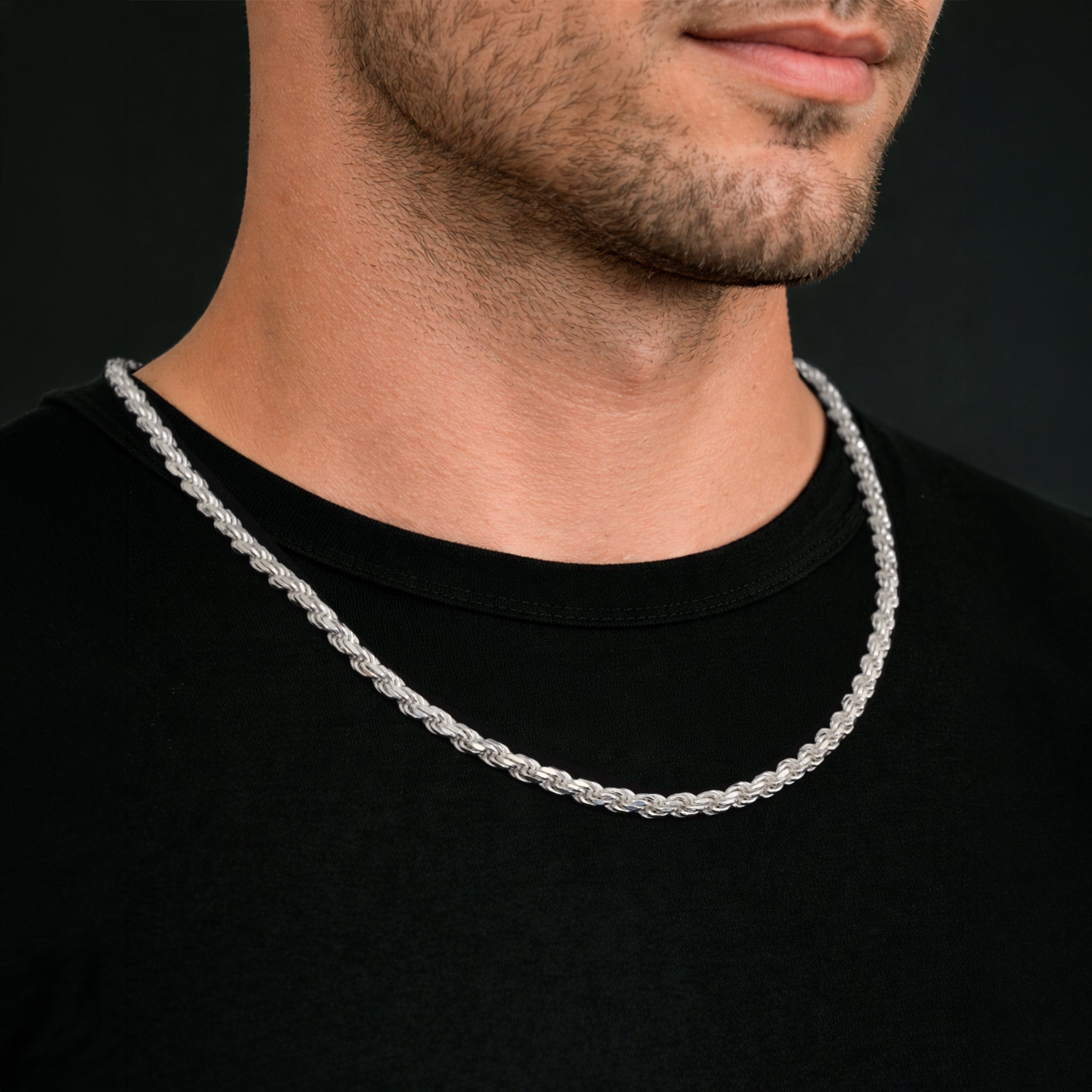 Rope 5mm (Silver) Chain