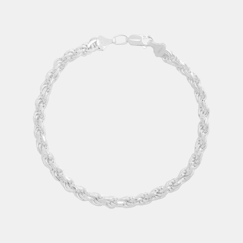 Rope 5mm (Silver) Bracelet