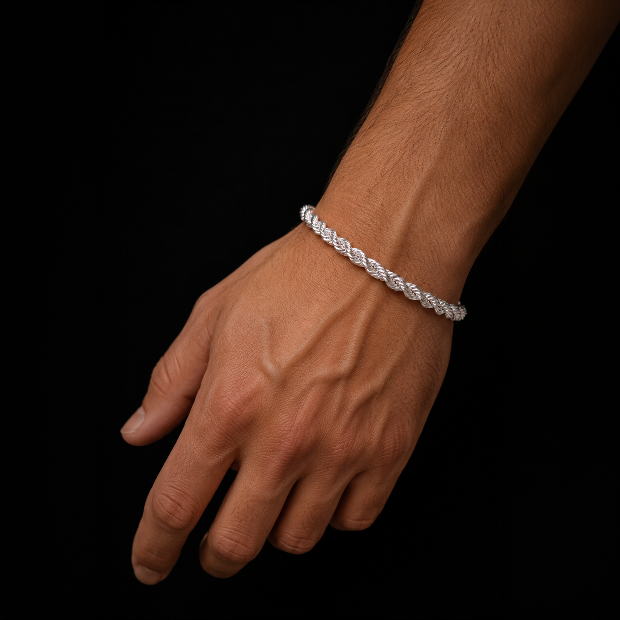Rope 5mm (Silver) Bracelet