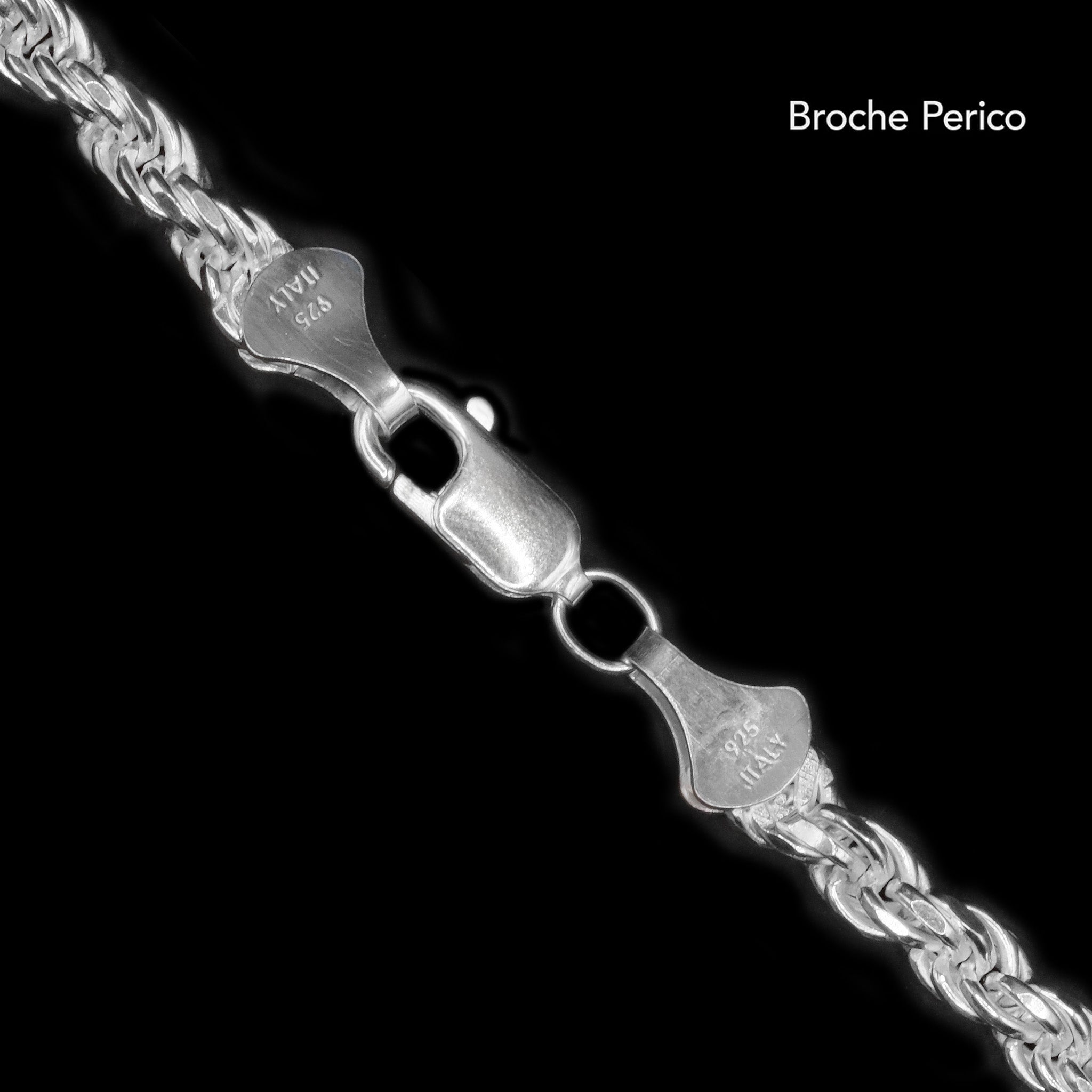 Rope Bracelet 4mm Silver
