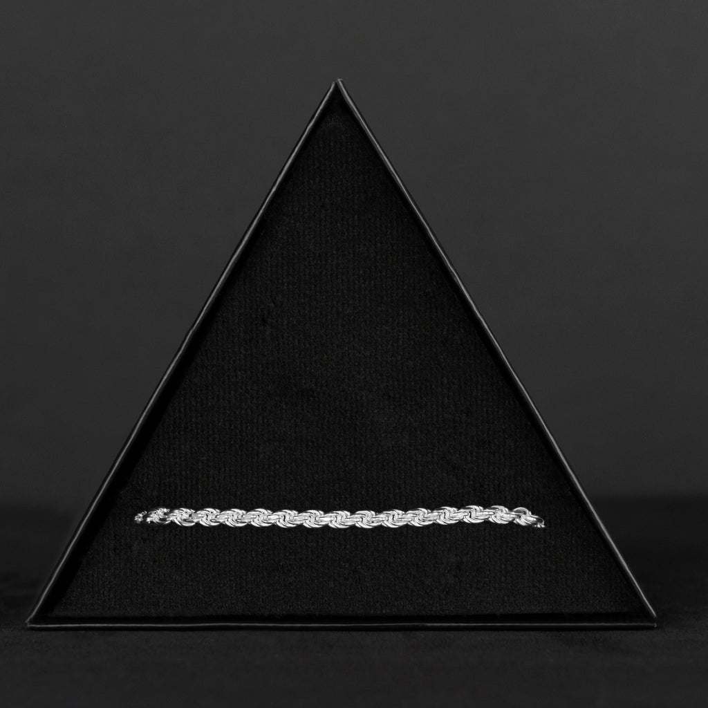 Rope 4mm (Silver) Bracelet