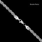 5mm Silver Rope Bracelet