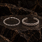 Brazalete Trenzado + Pulsera Perniche 3mm