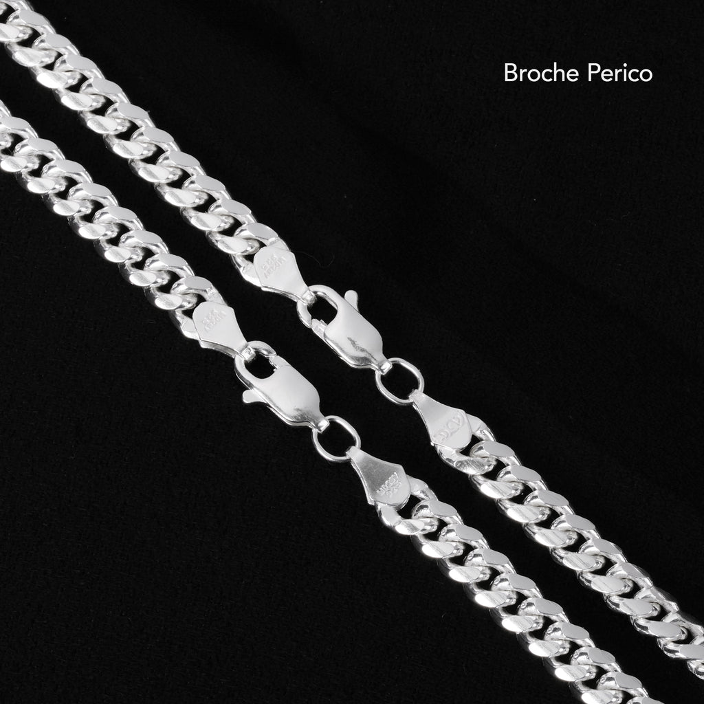 Set Cuban Link 5mm (Plata)