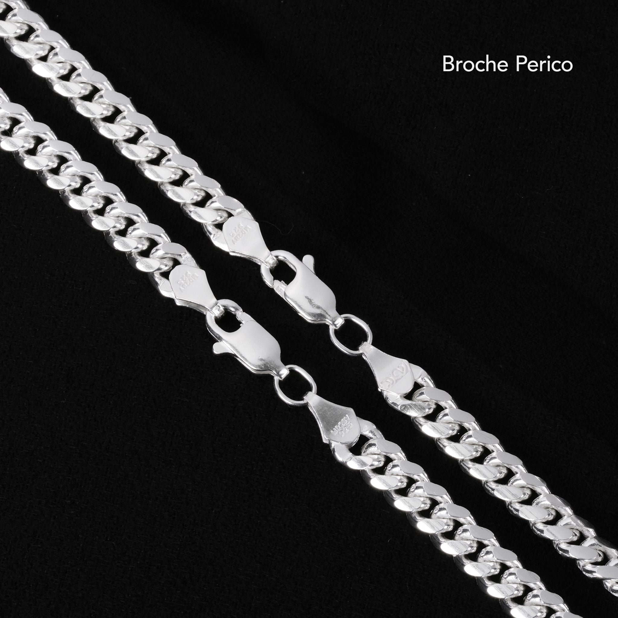 Set Cuban Link 5mm (Plata)
