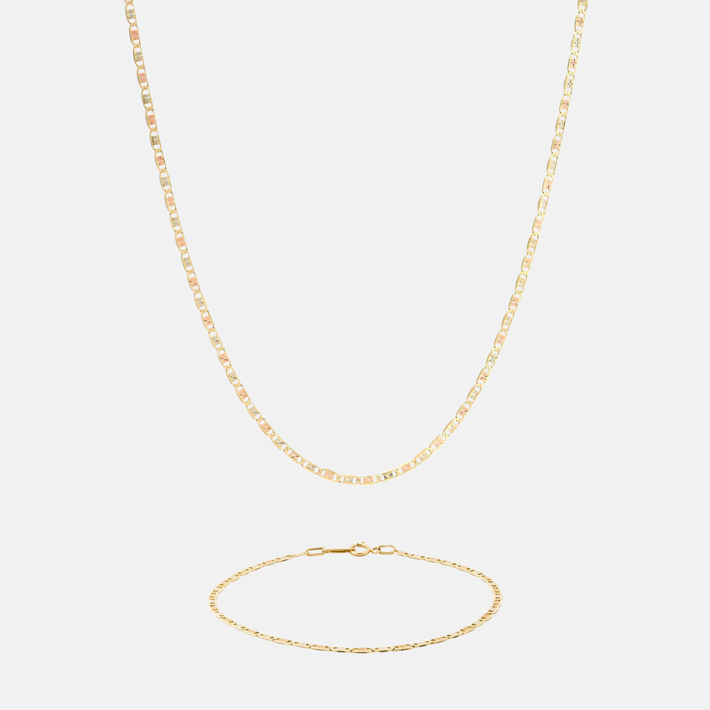 Set Florentina 3mm (Oro Sólido)