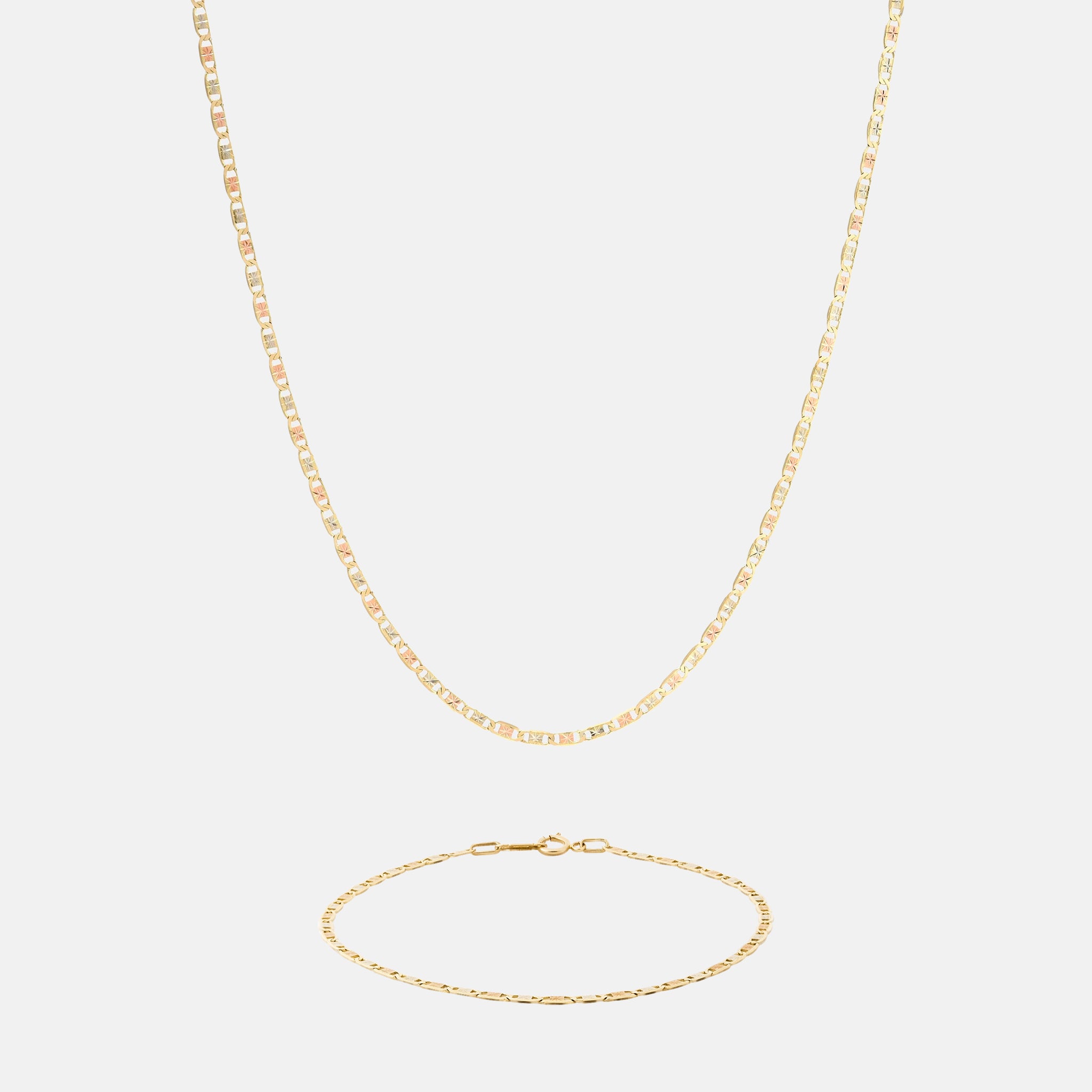 Set Florentina 3mm (Oro Sólido)