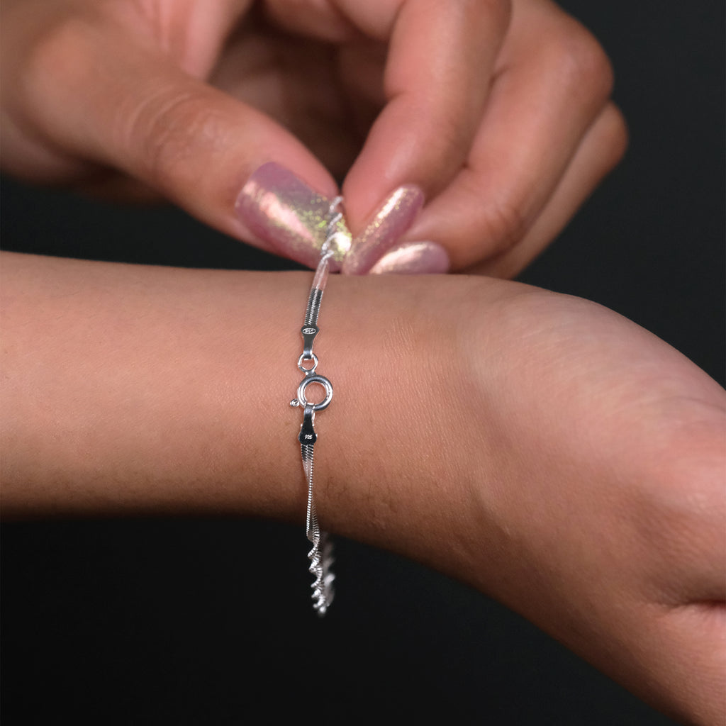 Singapore Super (Silver) Bracelet