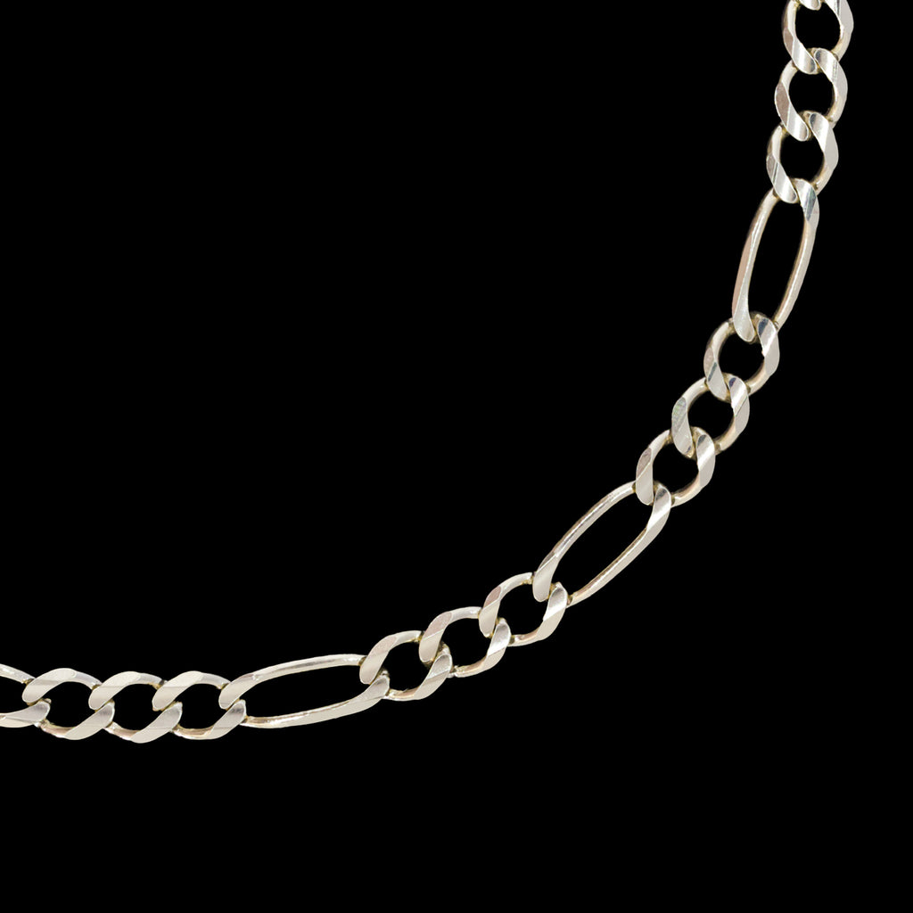 Figaro 3X1 Open 4mm (Solid Gold) Chain