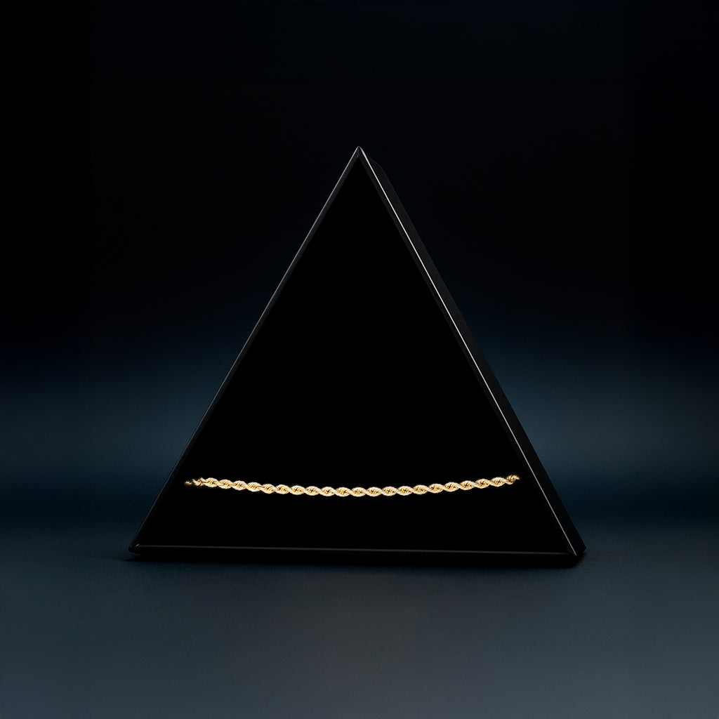 2.5mm Twist (Solid Gold) Bracelet