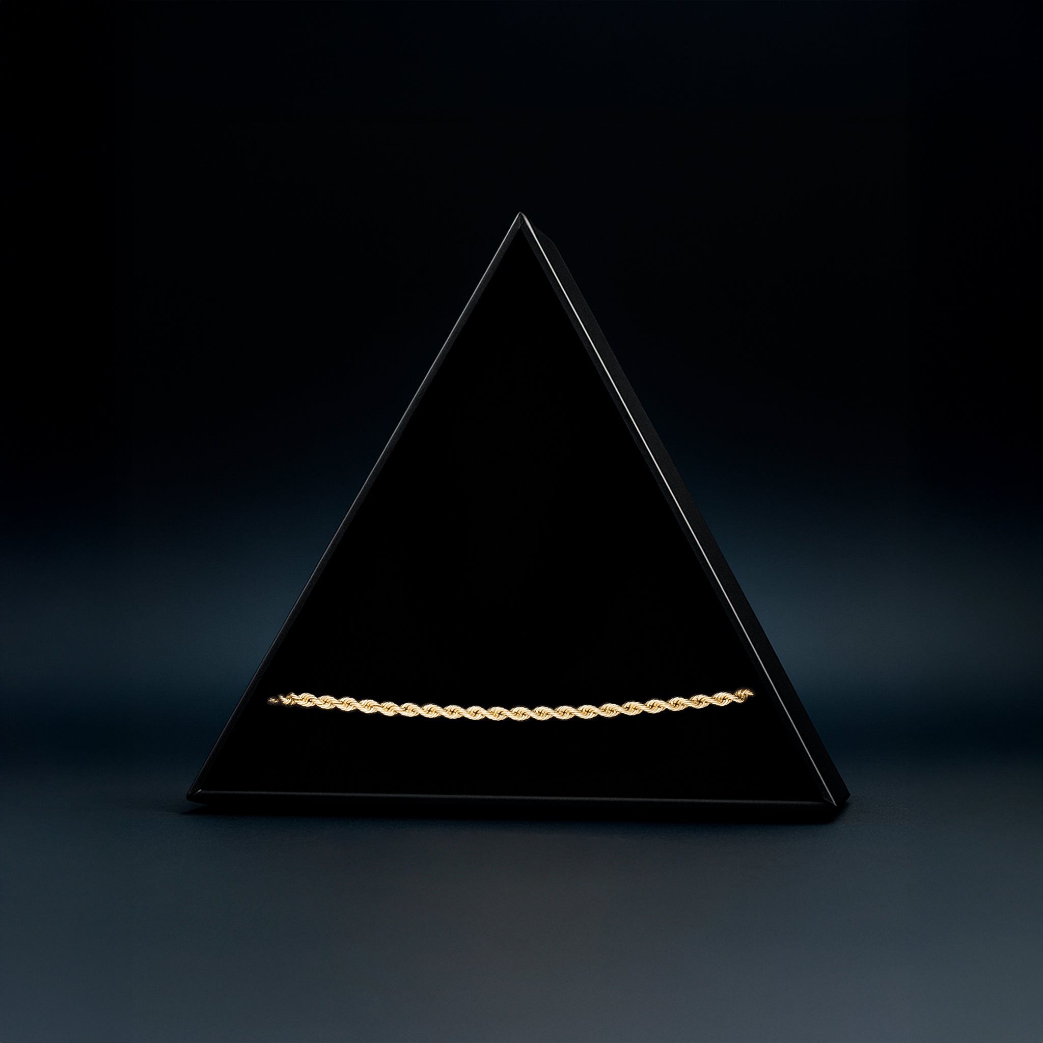 2.5mm Twist (Solid Gold) Bracelet