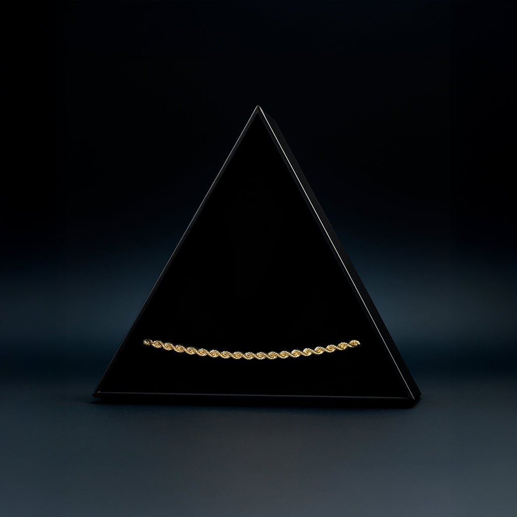 3mm Twist (Solid Gold) Bracelet