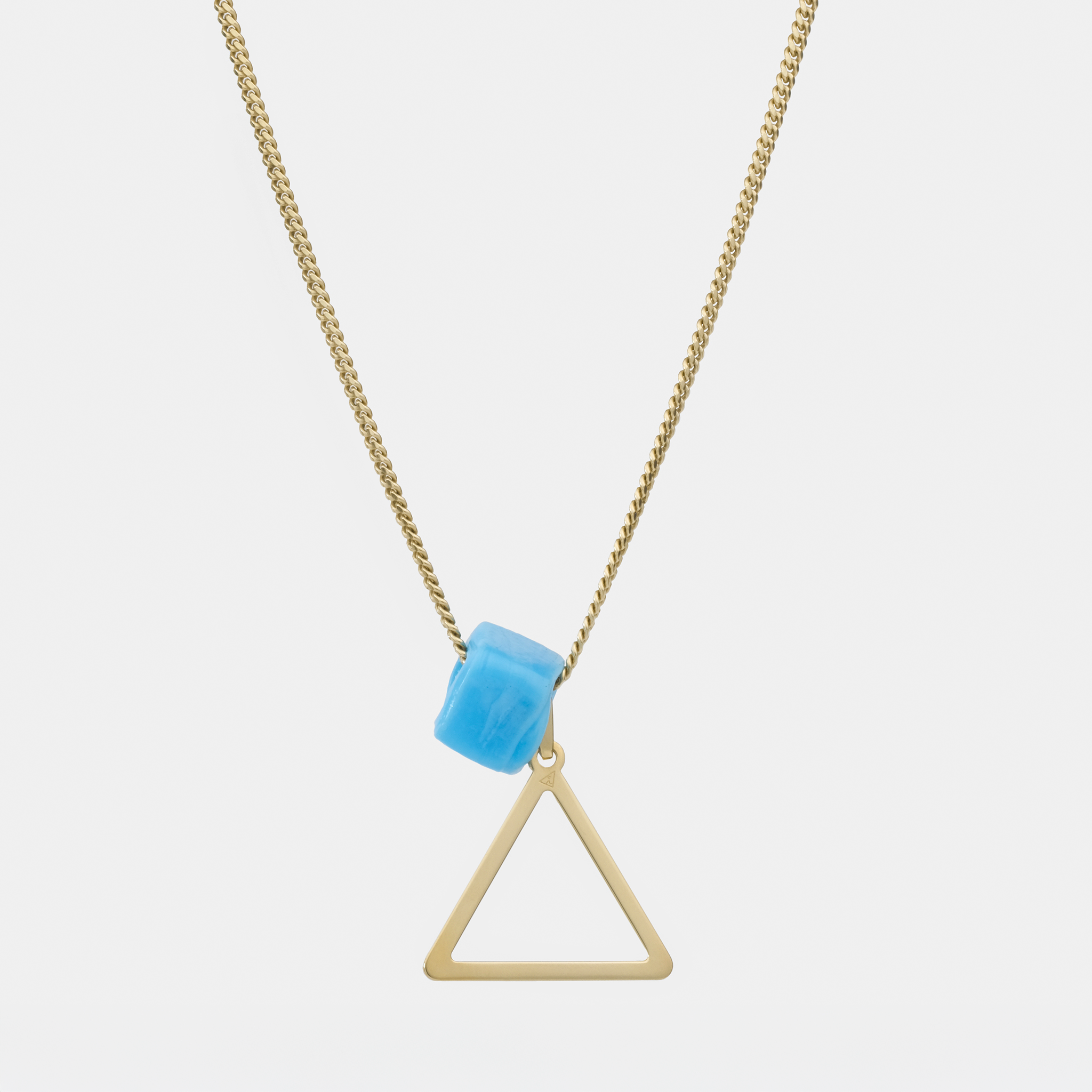 Triangulum 2mm (Solid Gold) Necklace