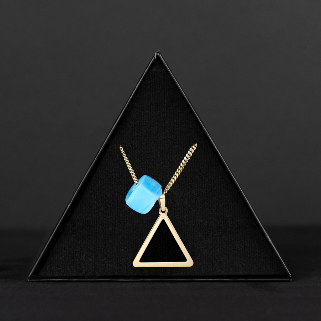 Triangulum 2mm (Solid Gold) Necklace
