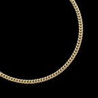 Triangulum 2mm (Solid Gold) Necklace