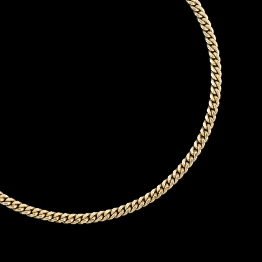 Triangulum 2mm (Solid Gold) Necklace