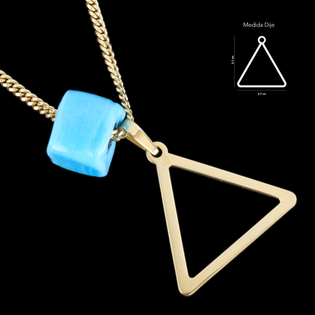 Triangulum 2mm (Solid Gold) Necklace