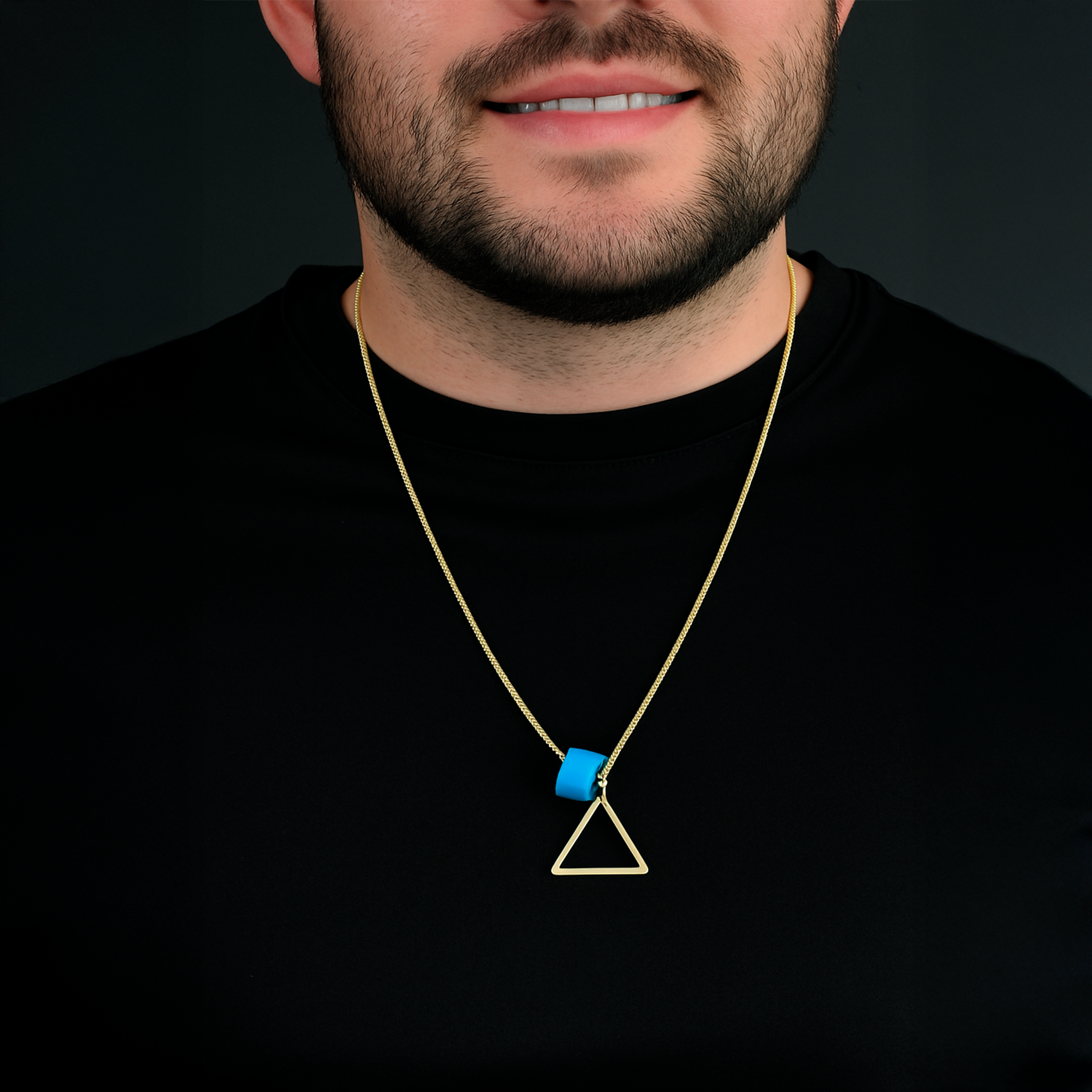 Triangulum 2mm (Solid Gold) Necklace