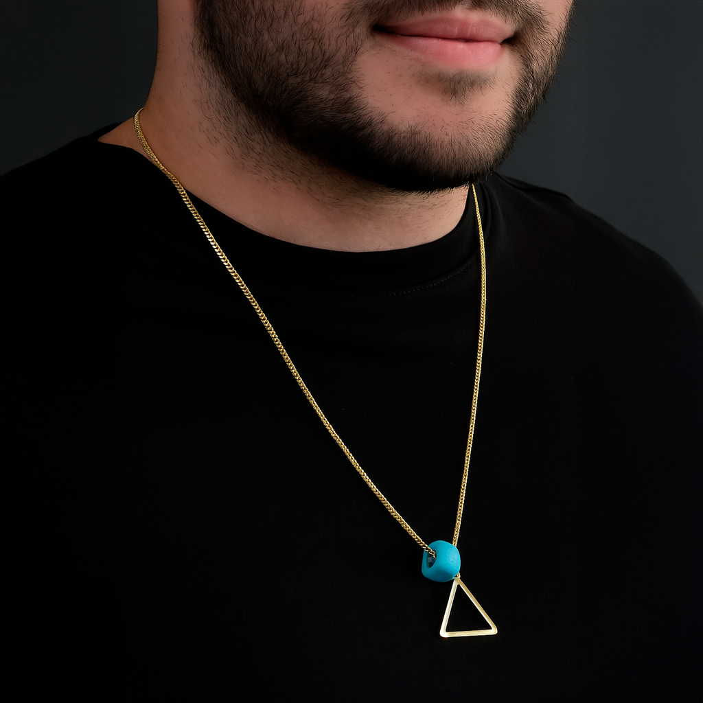 Triangulum 2mm (Solid Gold) Necklace