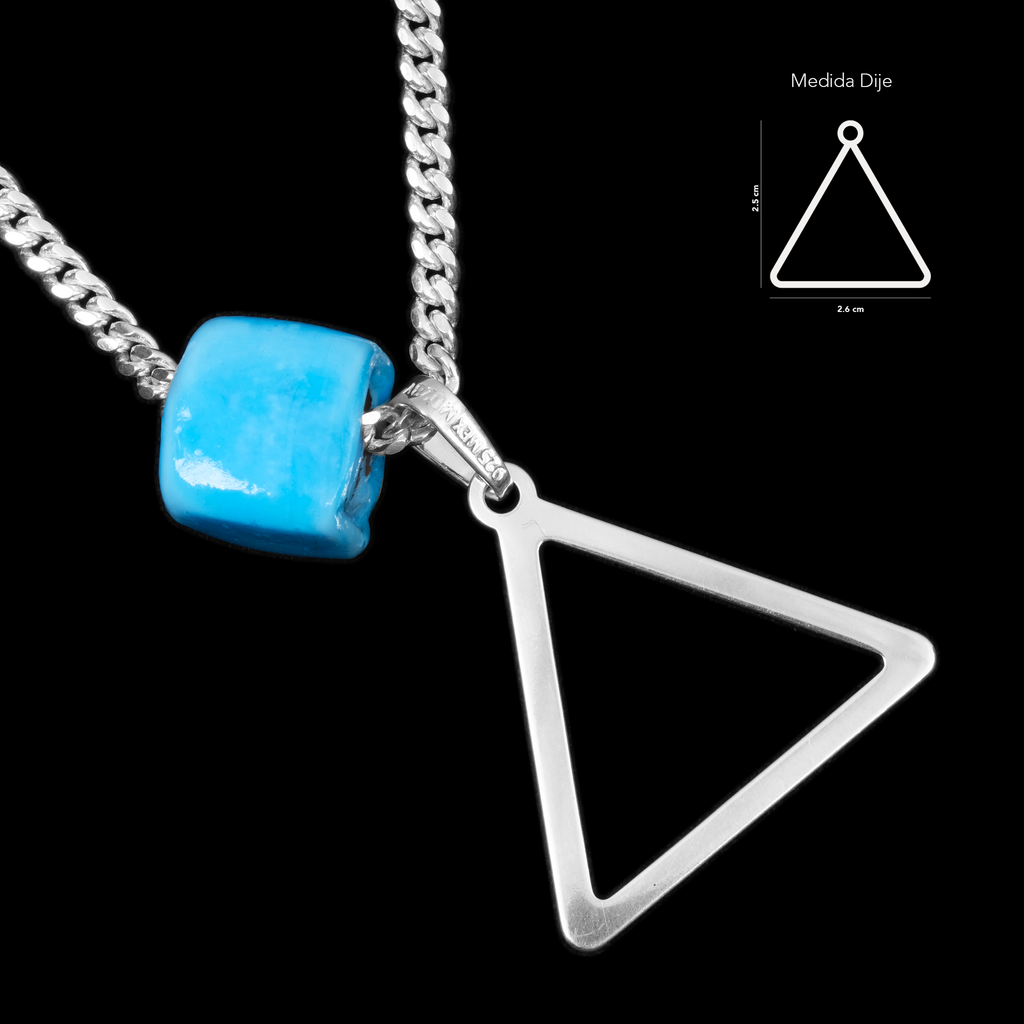 Triangulum 3mm (Silver) Necklace 