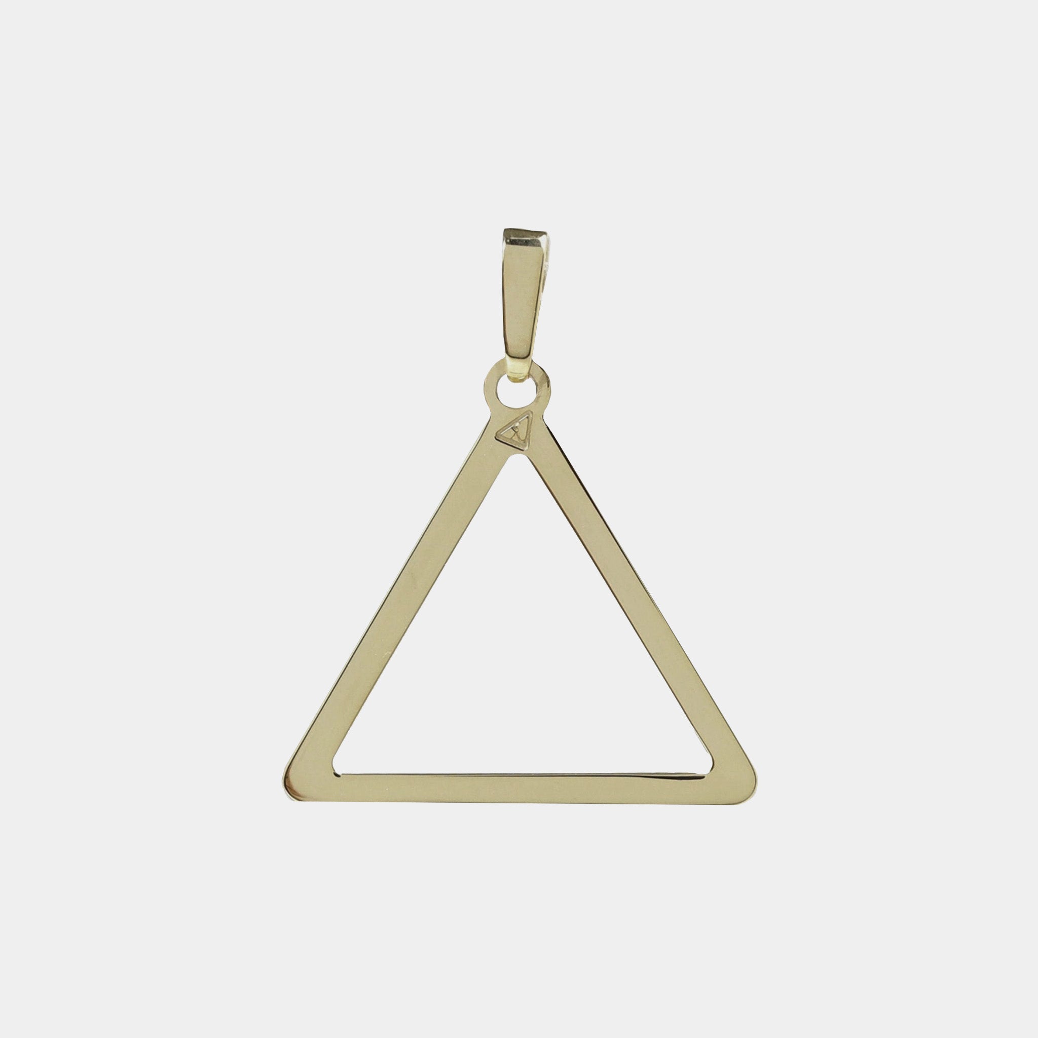 Triangle 2.7cm (Solid Gold) Pendant