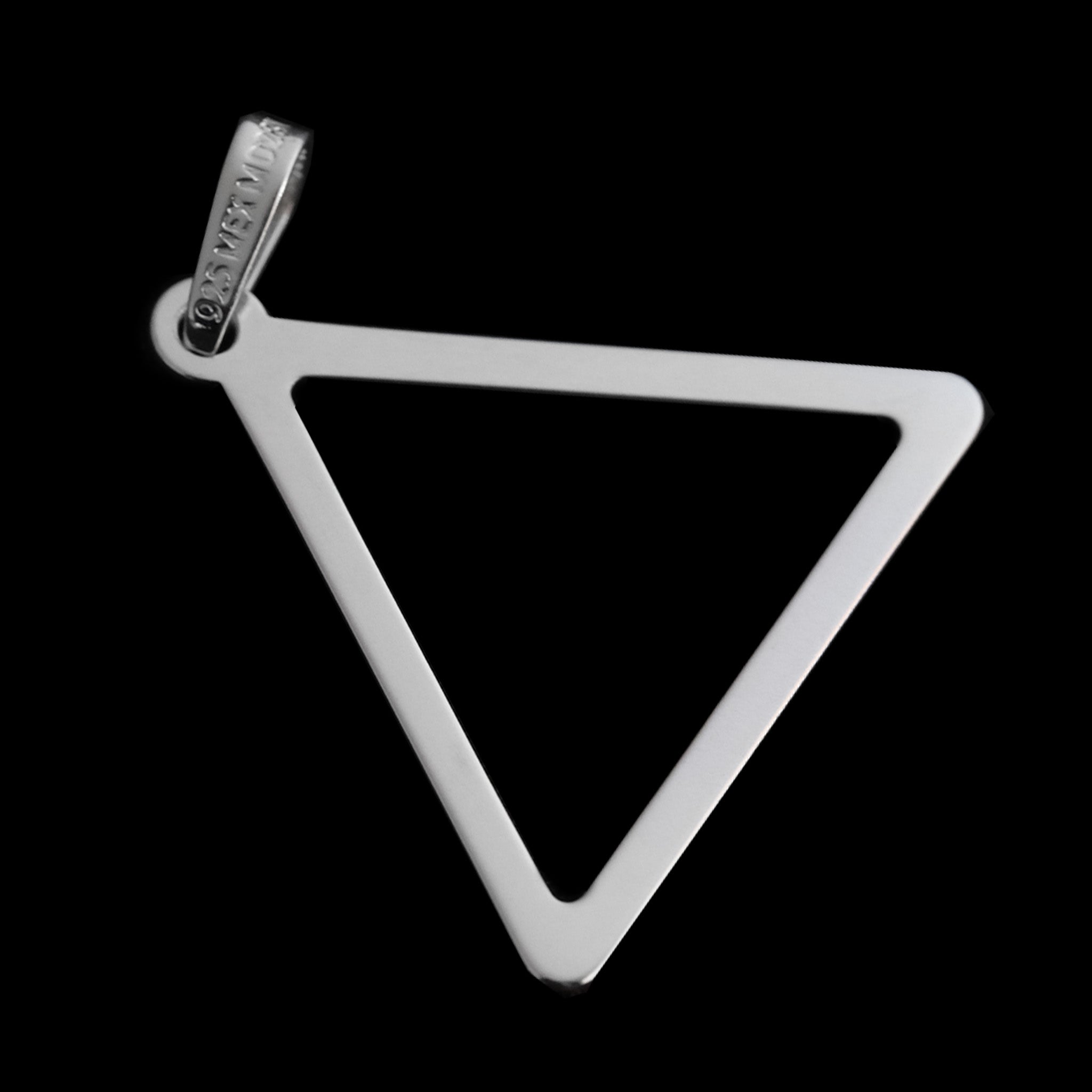 Triangle 2.7cm (Silver) Pendant