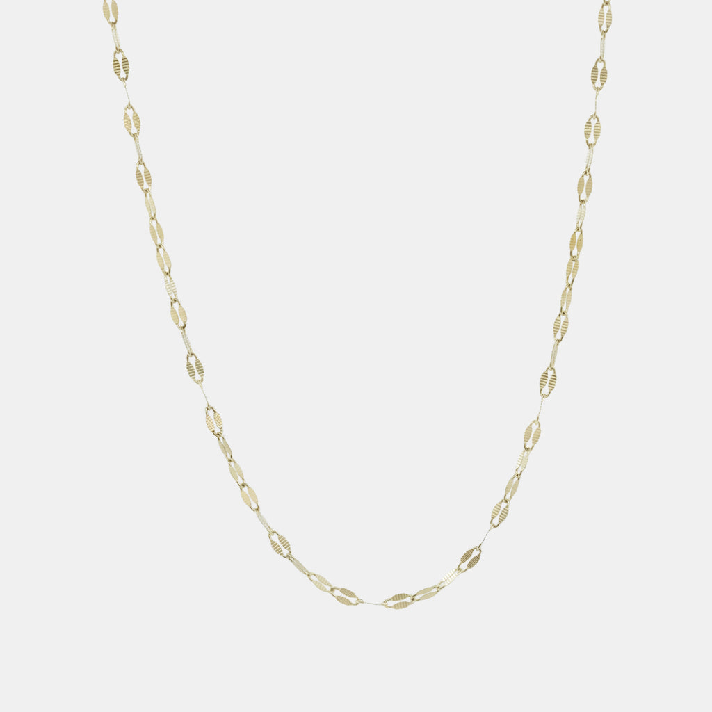 Figaro 3X1 2.5mm (Solid Gold) Chain